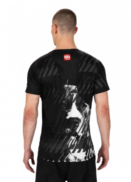 Pit Bull T-Shirt Mesh Performance Pro Plus Street Dog Schwarz